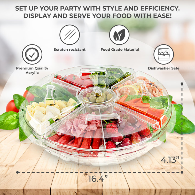 Vegetable tray best sale displays